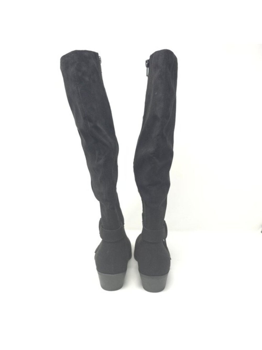 Style & Co Boots Omahaf Black Faux Suede Knee High Size 6M - Picture 5 of 13